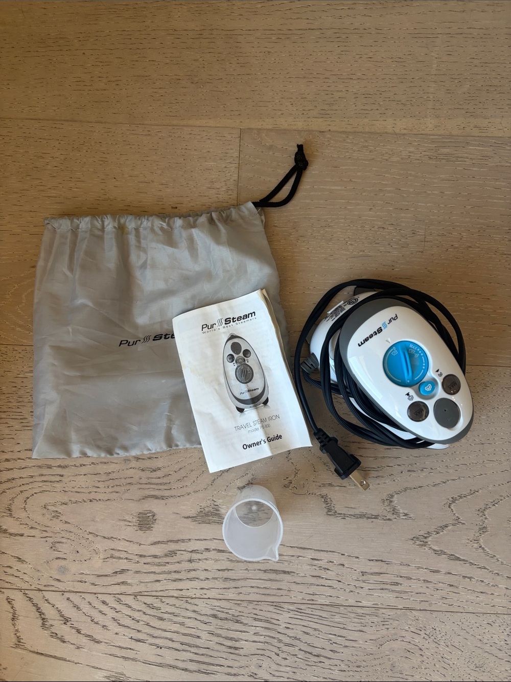 Travel Steam Iron - White and Gray